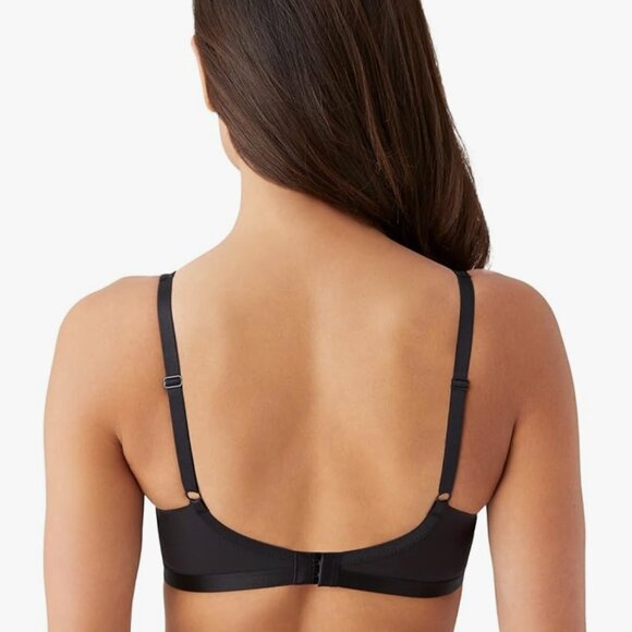 NWOT b.tempt'd by Wacoal Nearly Nothing Underwire Plunge Bra 34D in Black - Picture 5 of 5